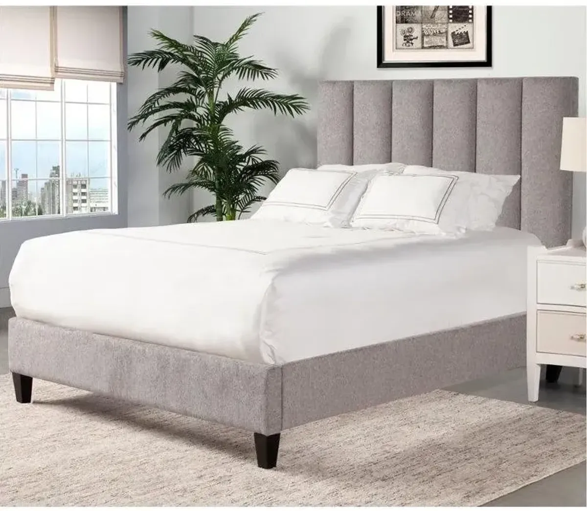 Parker House Avery Stream Grey King Headboard