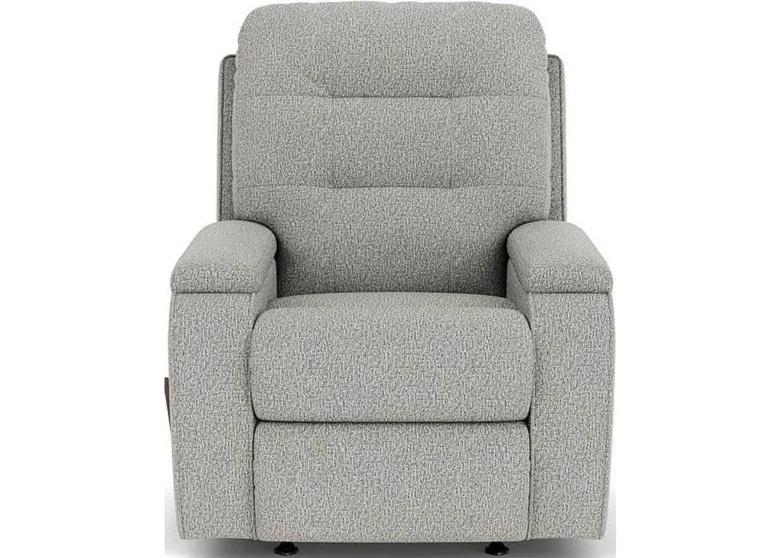 Flexsteel Kerrie Silver Spray Rocking Manual Recliner