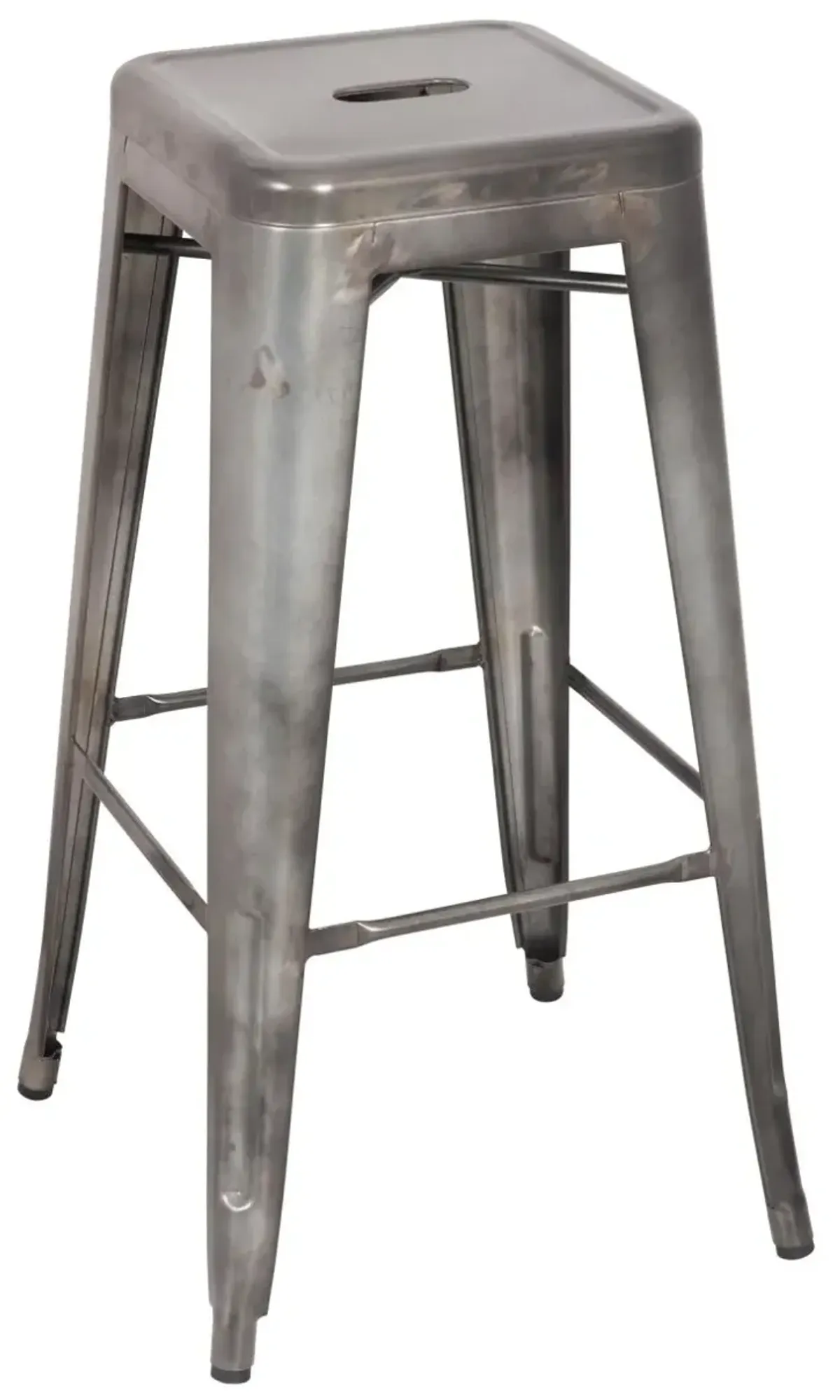 Chintaly Galvanized Steel Bar Stool