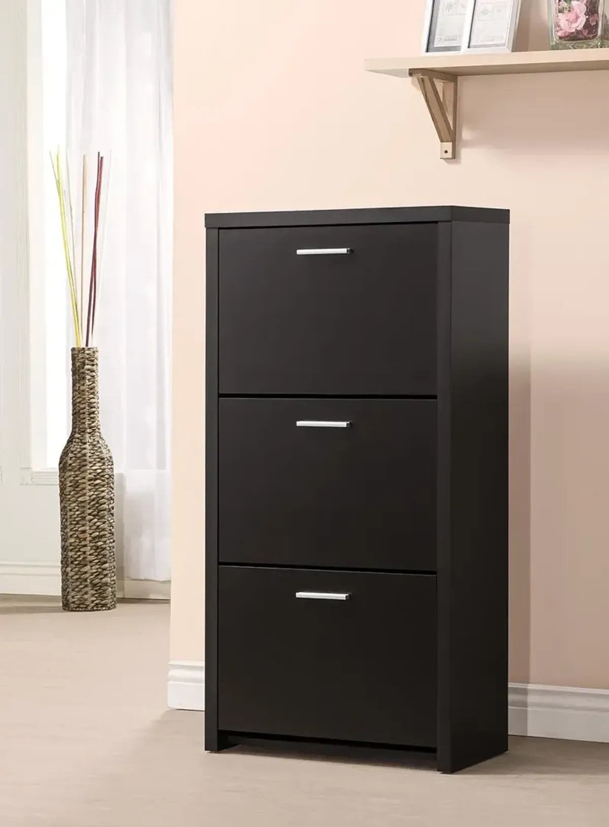 Coaster Shoe Cabinet Black