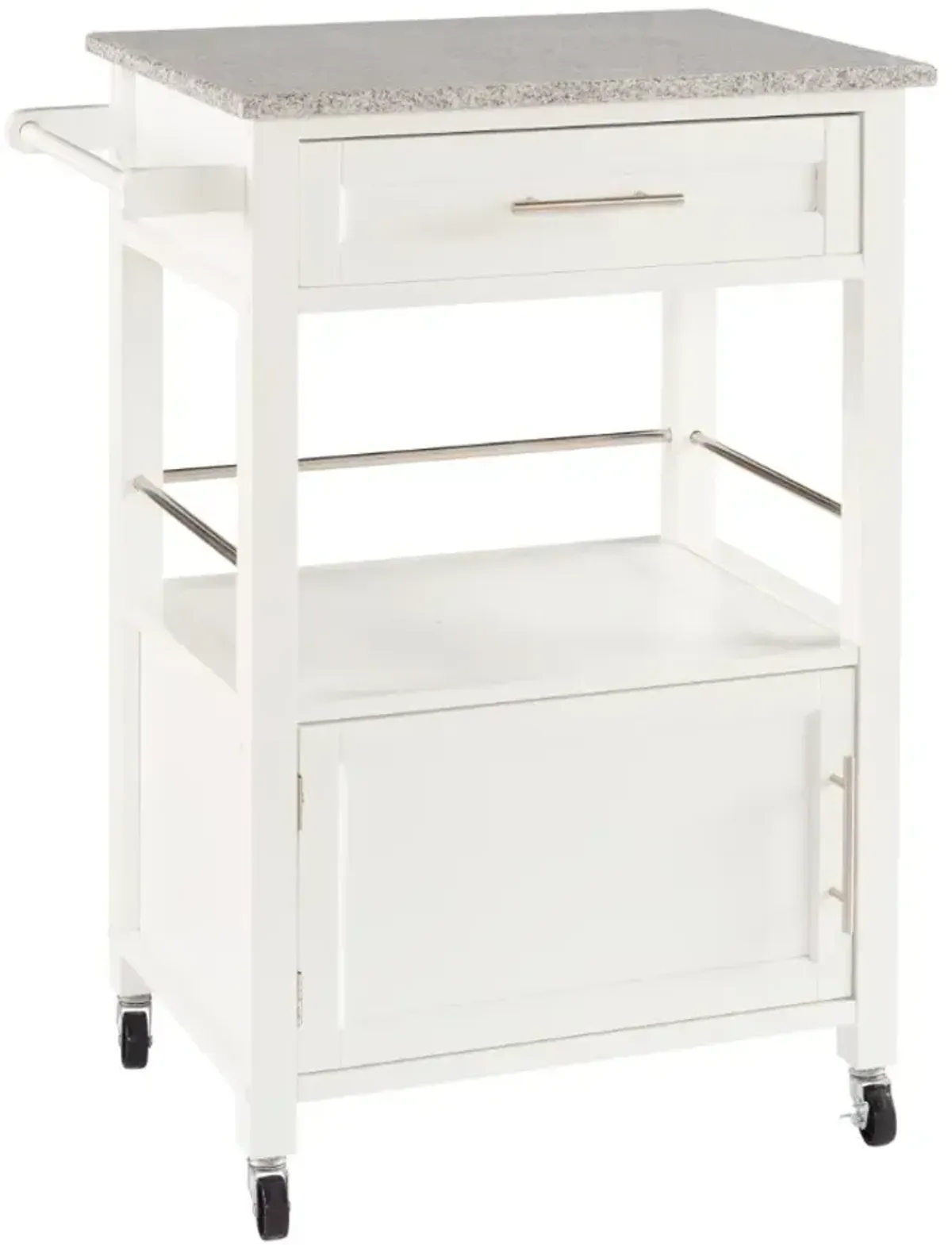 Linon Mitchell Kitchen Cart with Granite Top