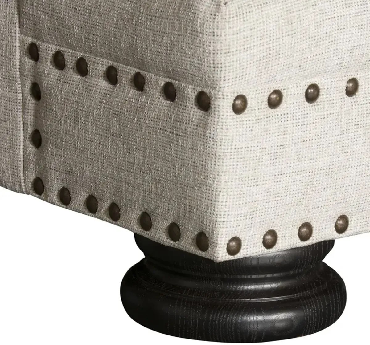 Bernhardt Foster Cream Fabric Loveseat