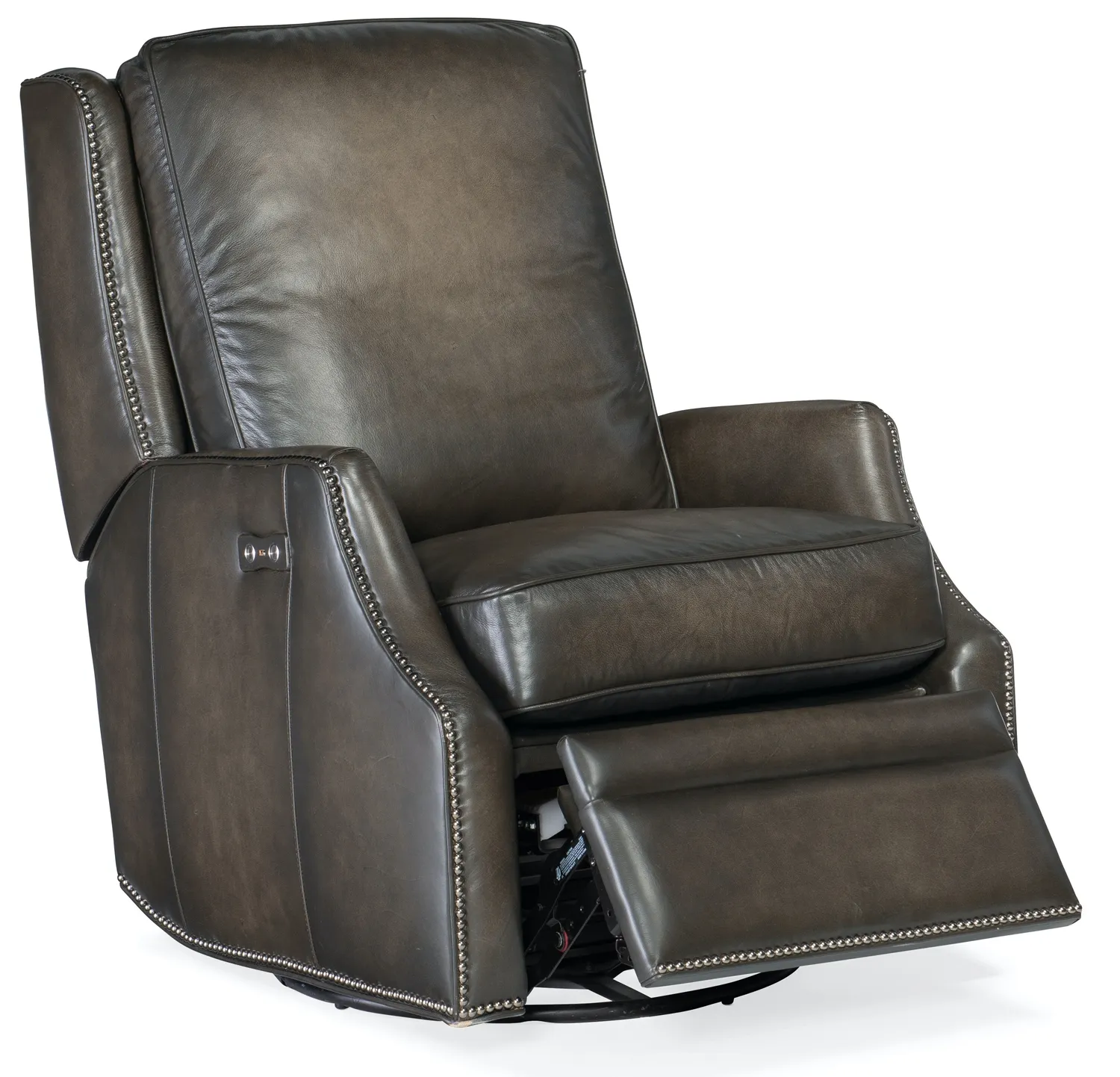 KERLEY SARZANA CASTLE POWER SWIVEL GLIDER LEATHER RECLINER CHAIR