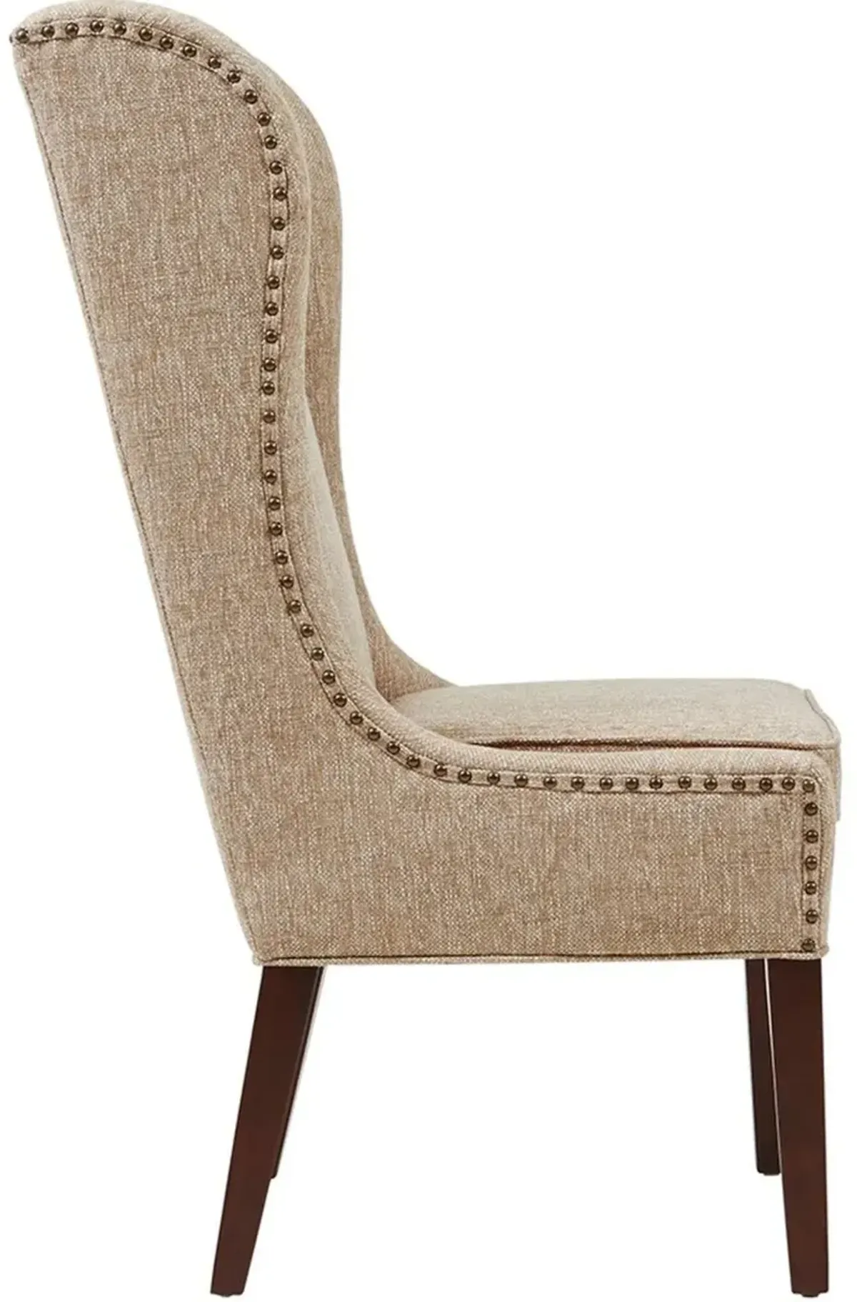 Olliix Madison Park Beige Garbo Captains Dining Chair