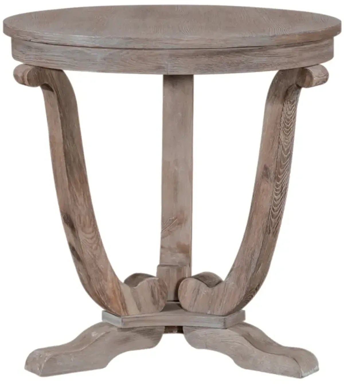 Liberty Furniture Greystone Mill Stone White Wash End Table