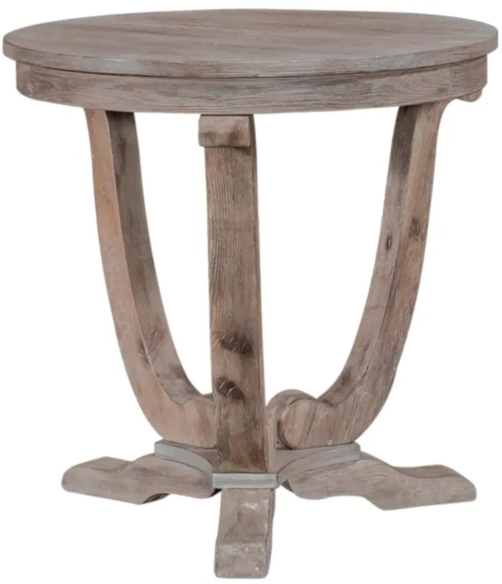 Liberty Furniture Greystone Mill Stone White Wash End Table