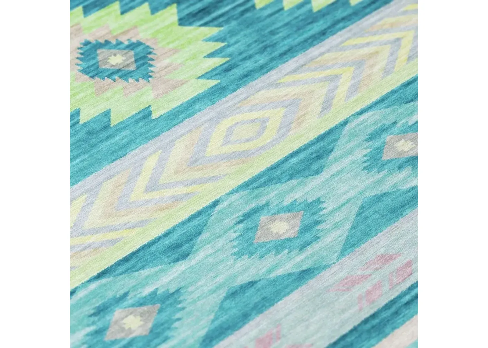 Dalyn Phoenix Teal 5'X8' Area Rug