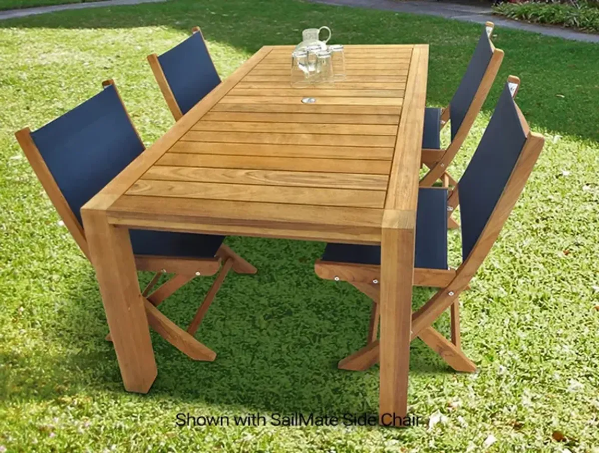 Royal Teak 63 Inch Stationary Outdoor Comfort Dining Table