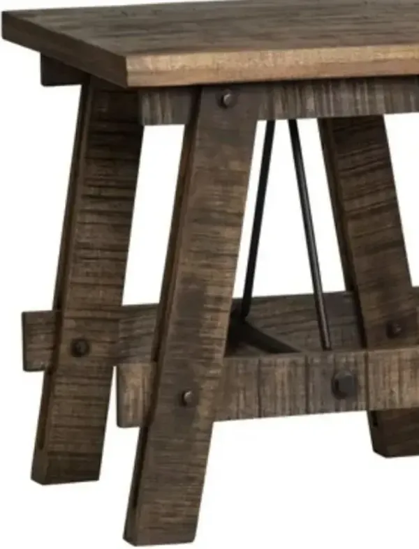 WALDEN DARK BROWN END TABLE