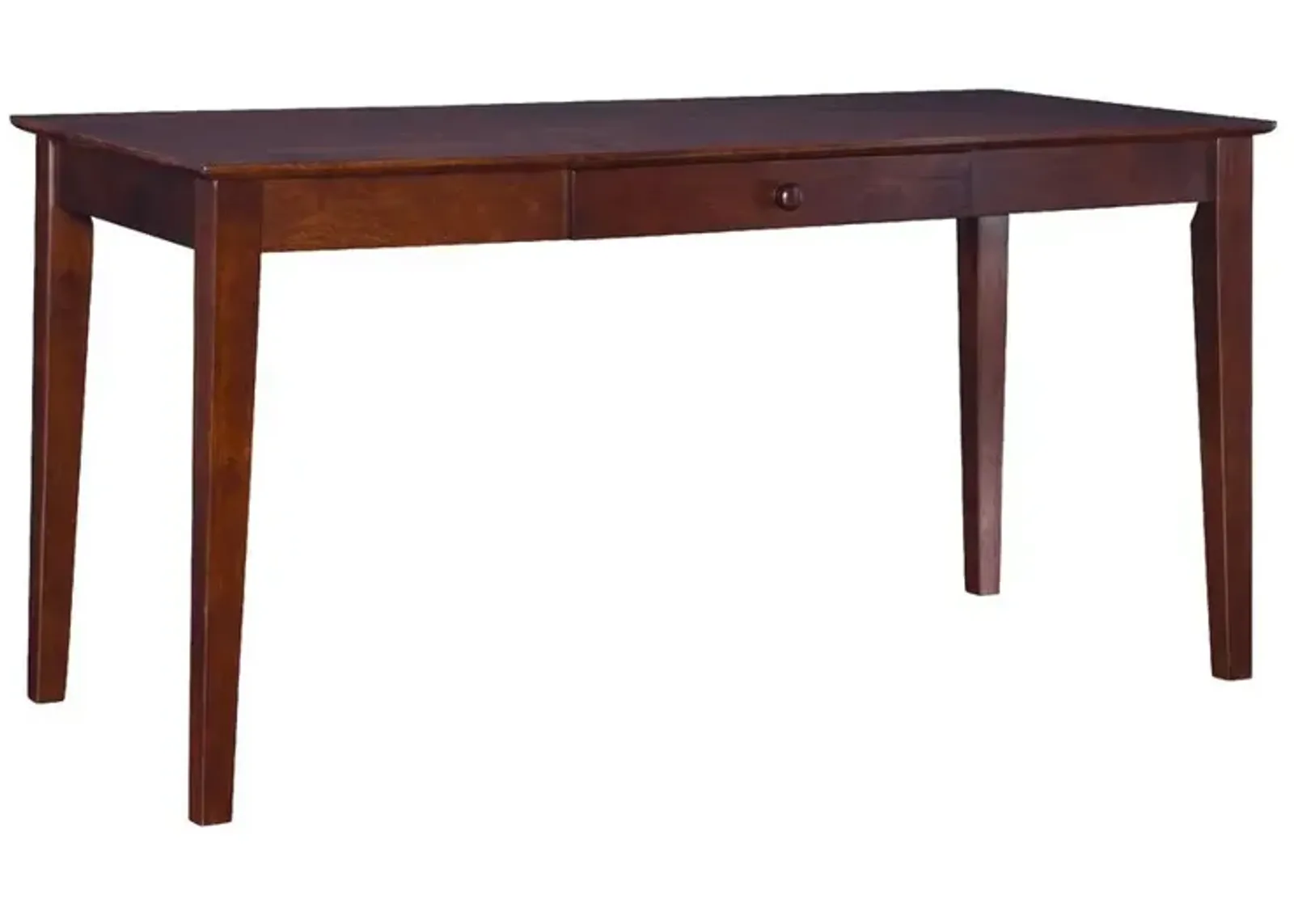 John Thomas Writing Table Desk with Drawer in Espresso