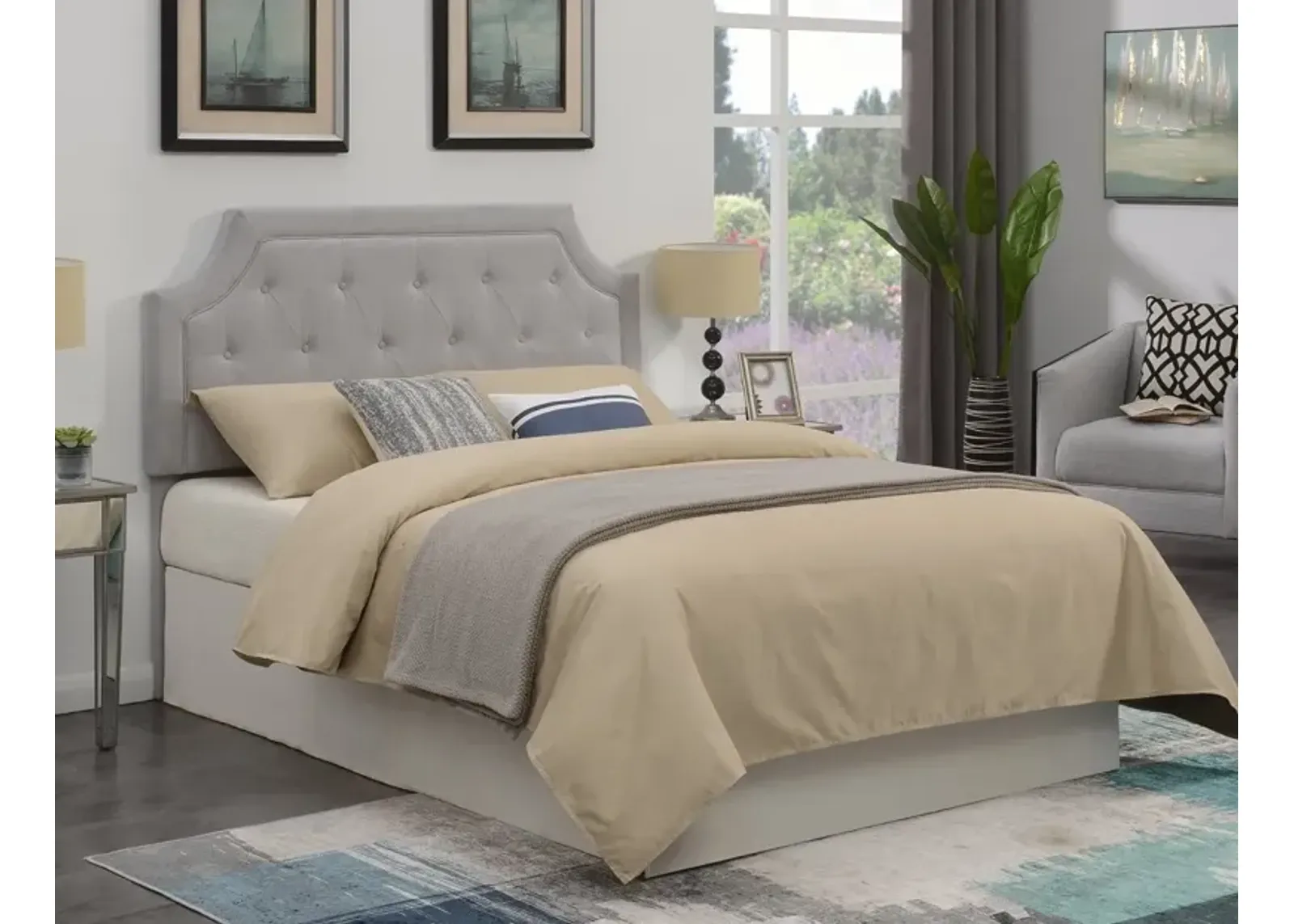 Steve Silver Alta Gray Queen Headboard