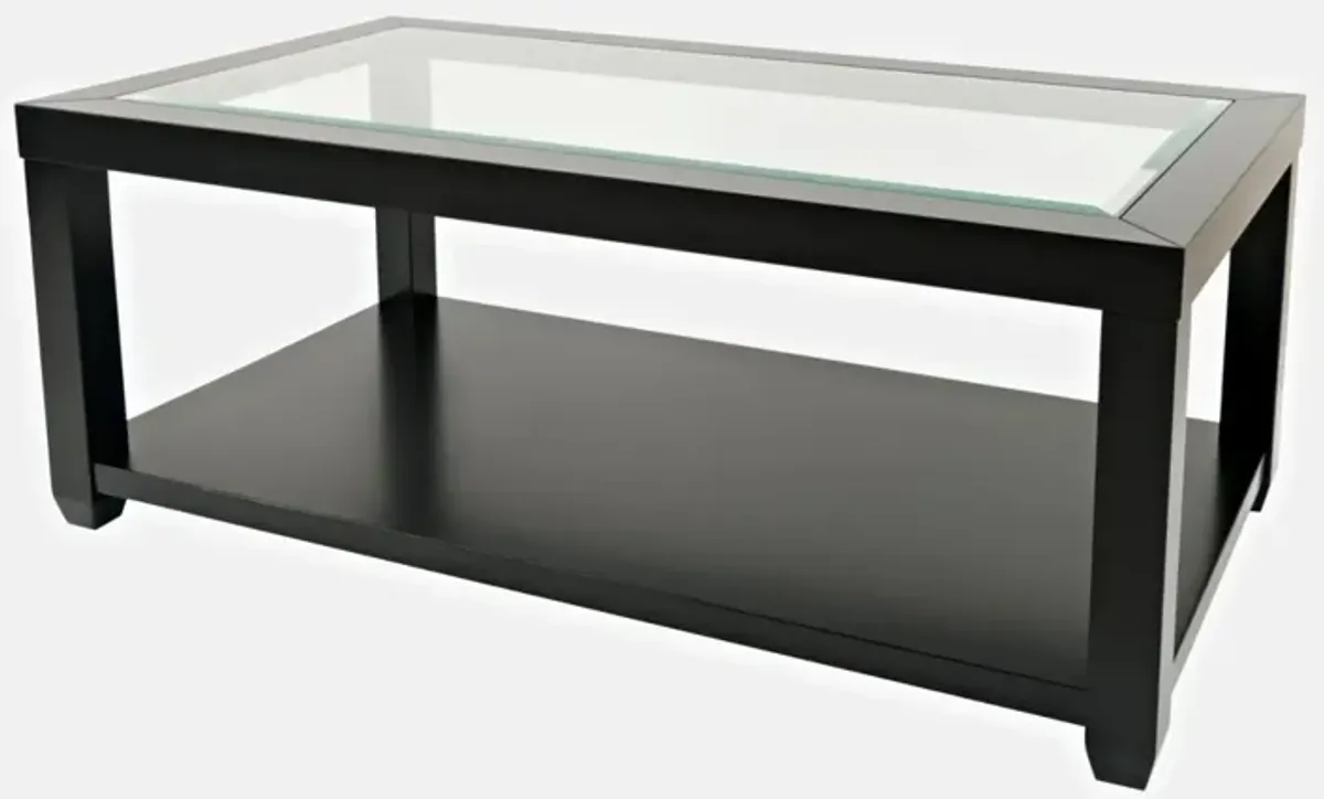 Jofran Urban Icon Rectangle Cocktail Table Black