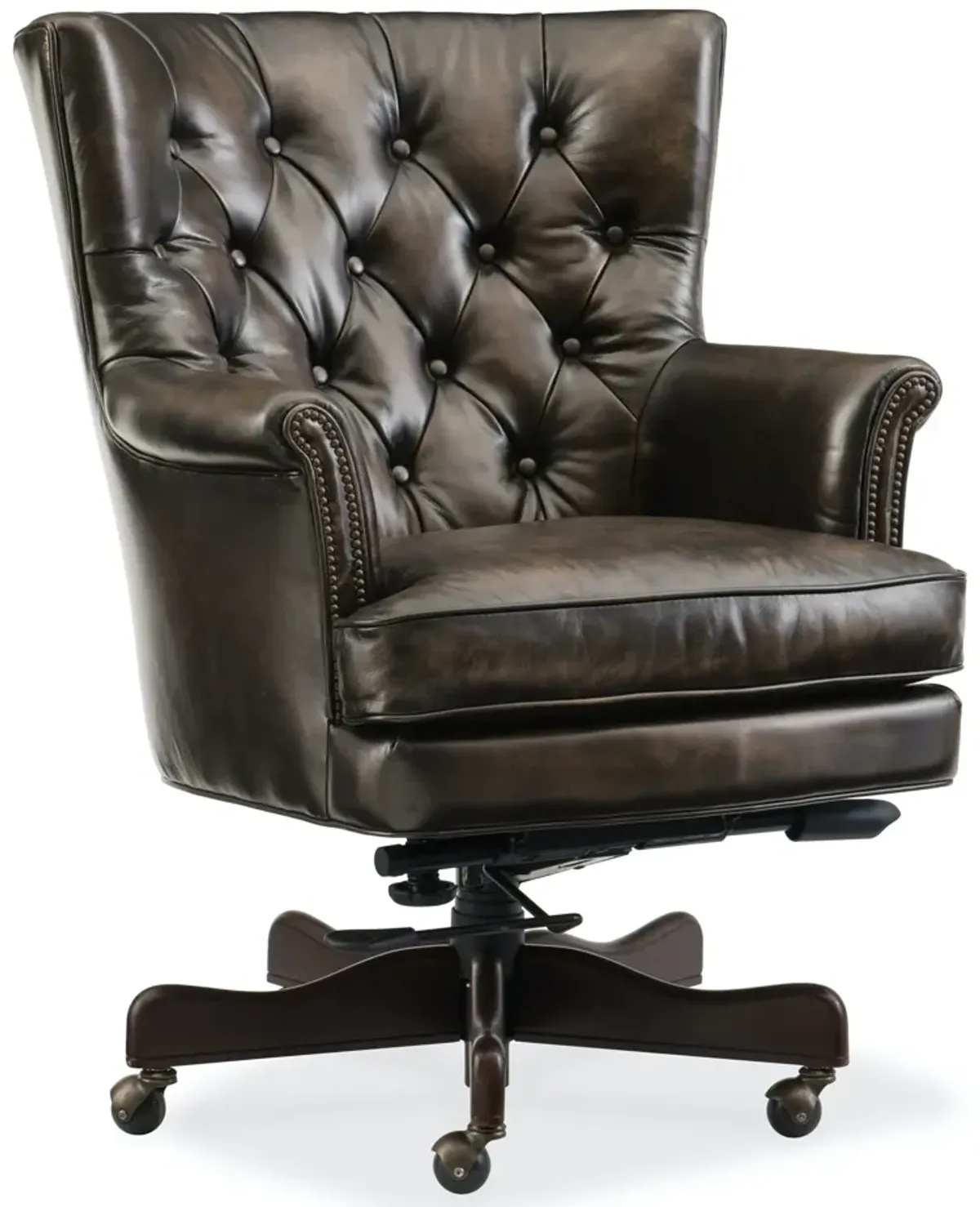 Hooker Furniture Theodore Executive Swivel Tilt Leather Office Chair