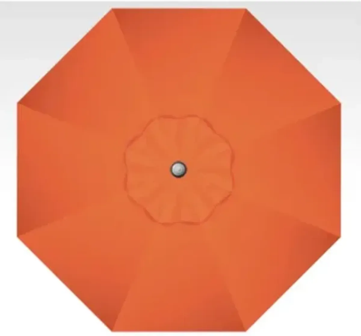 Treasure Garden Sunset/Orange 9' Octagon Anthracite Push Button Tilt Outdoor Umbrella