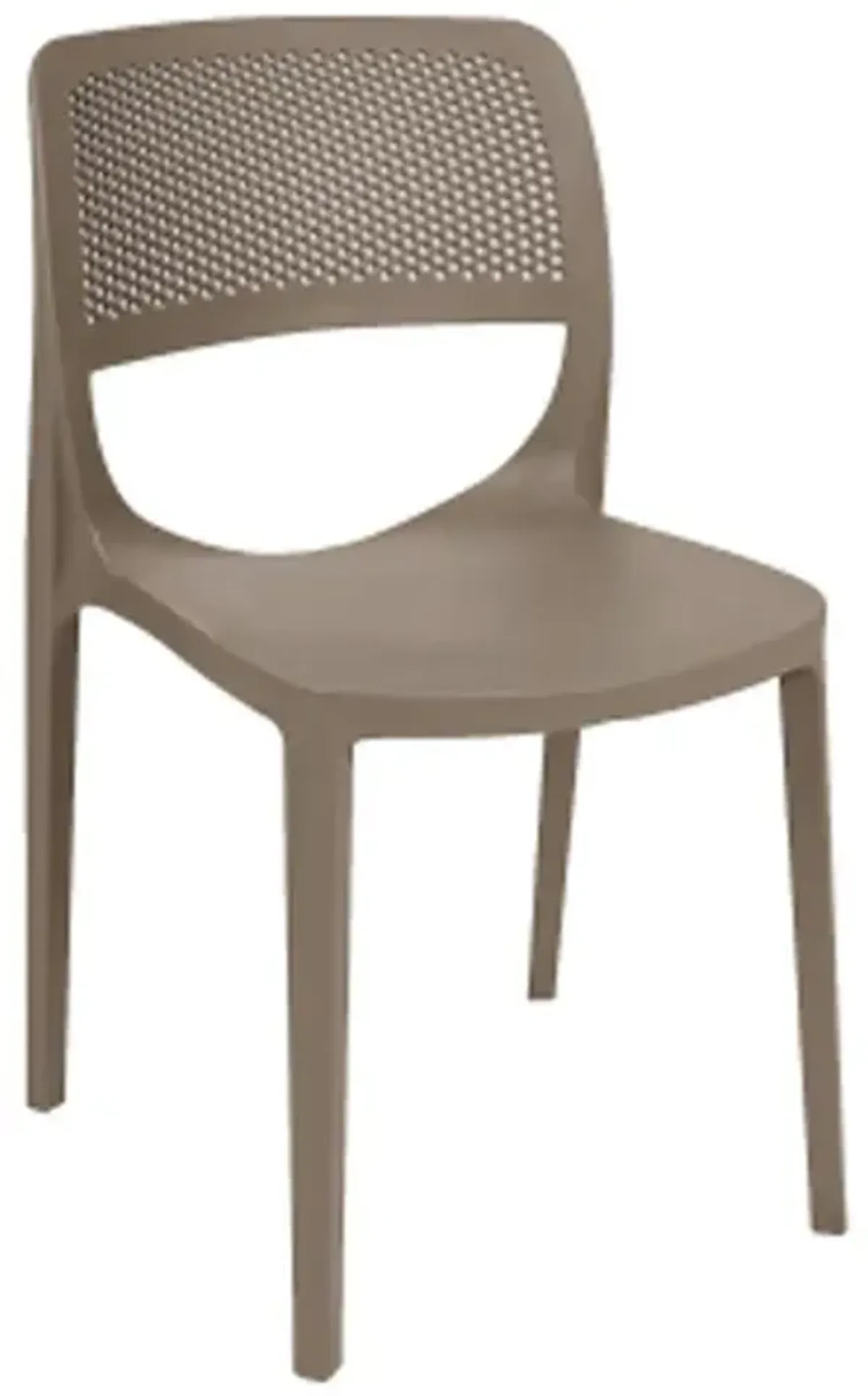 OUTDOOR MILA SIDE CHAIR CAPPUCCINO