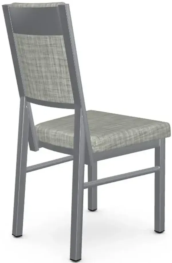 Amiso Payton Illusion Dining Side Chair in Black Coral