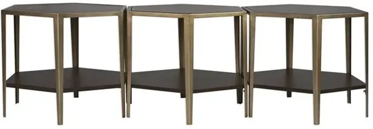 Uttermost Alicia Deep Walnut Accent Table