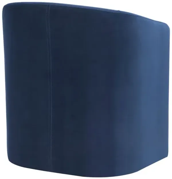 Steve Silver Iris Upholstered Barrel Chair Indigo