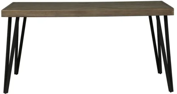 Liberty Furniture Horizons Rustic Caramel Rectangular Leg Table
