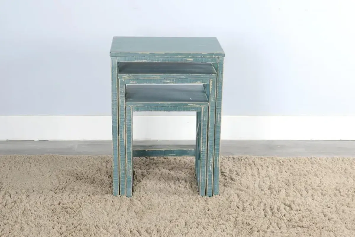 Sunny Designs Marina Seagrass Nesting Tables