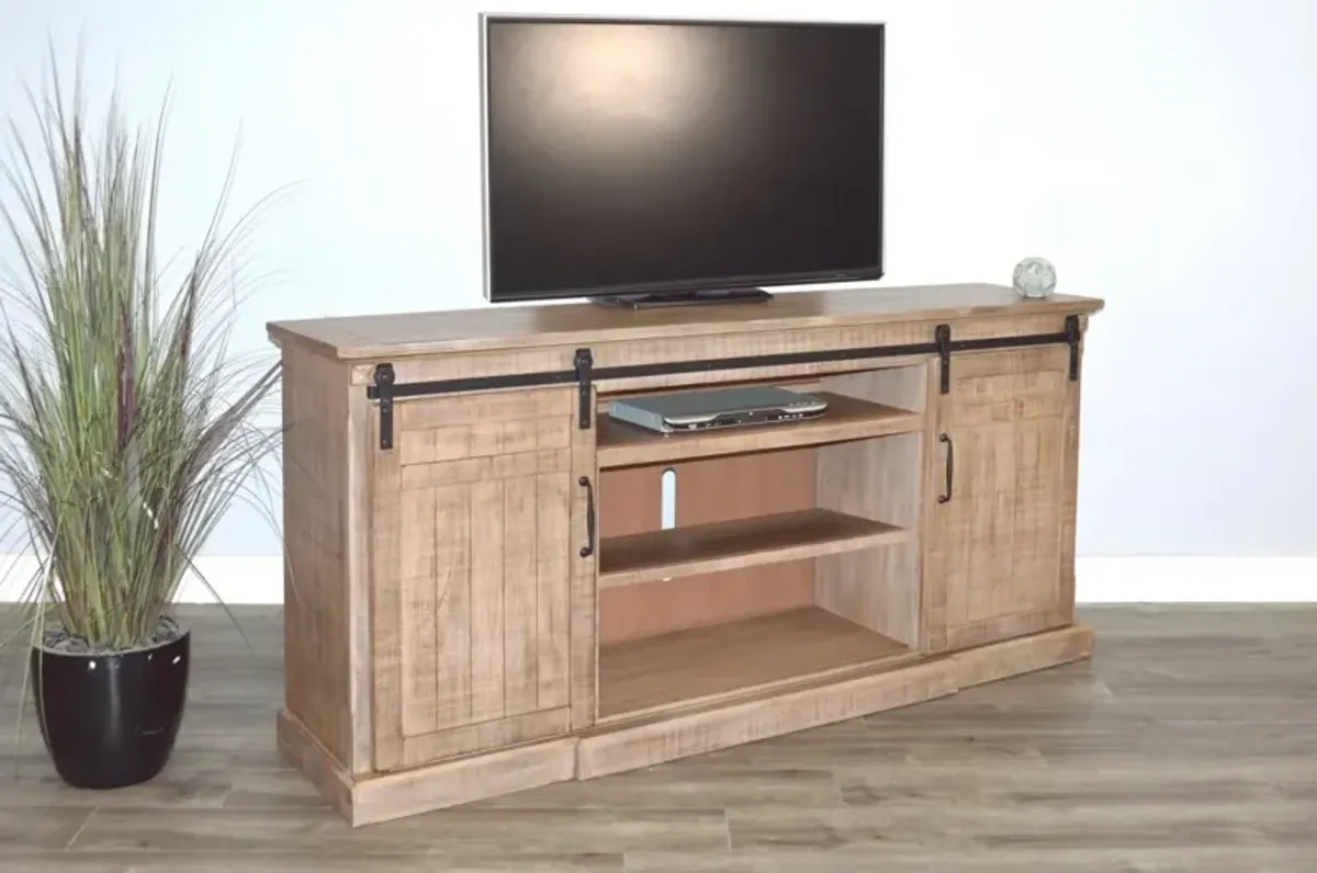 Sunny Designs Desert Rock TV Stand Console with Fireplace Option