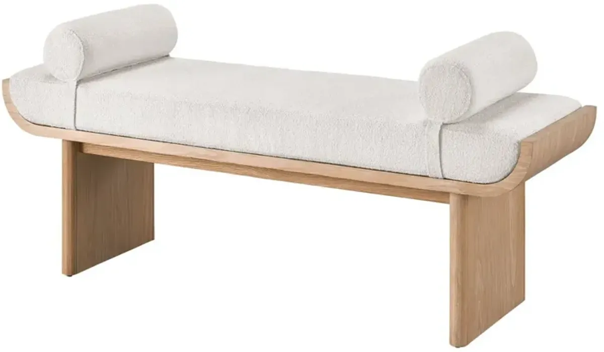 Universal Nomad Canberra Ivory/White Oak Sischo Bench