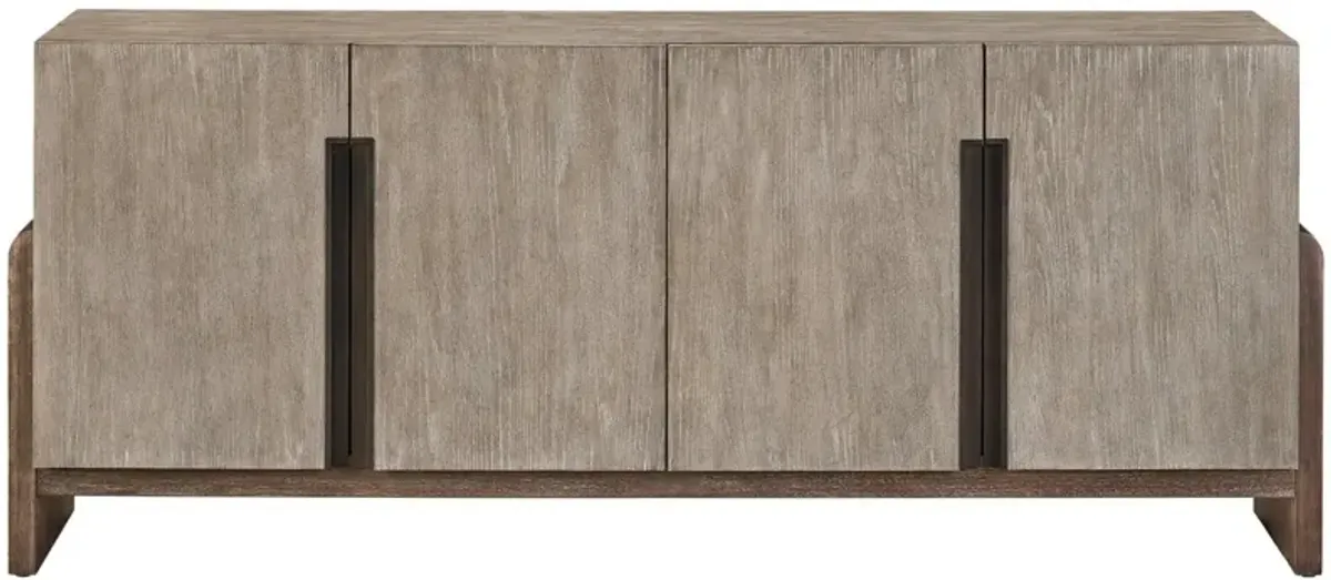 Universal Pescadero Otter/Weathered Oak Credenza Sideboard