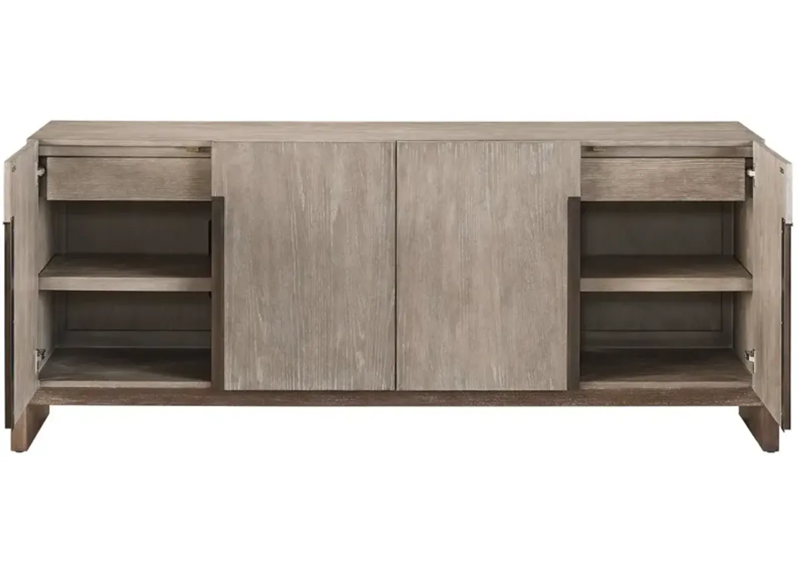 Universal Pescadero Otter/Weathered Oak Credenza Sideboard