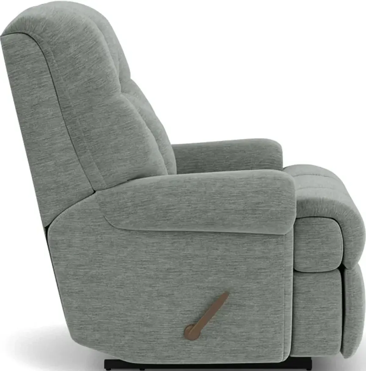 Flexsteel Hercules Blue Arctic Manual Recliner