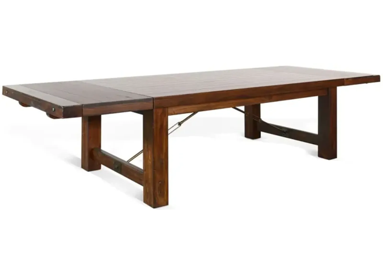 TUSCANY VINTAGE MOCHA 86-122 INCH EXTENSION DINING TABLE