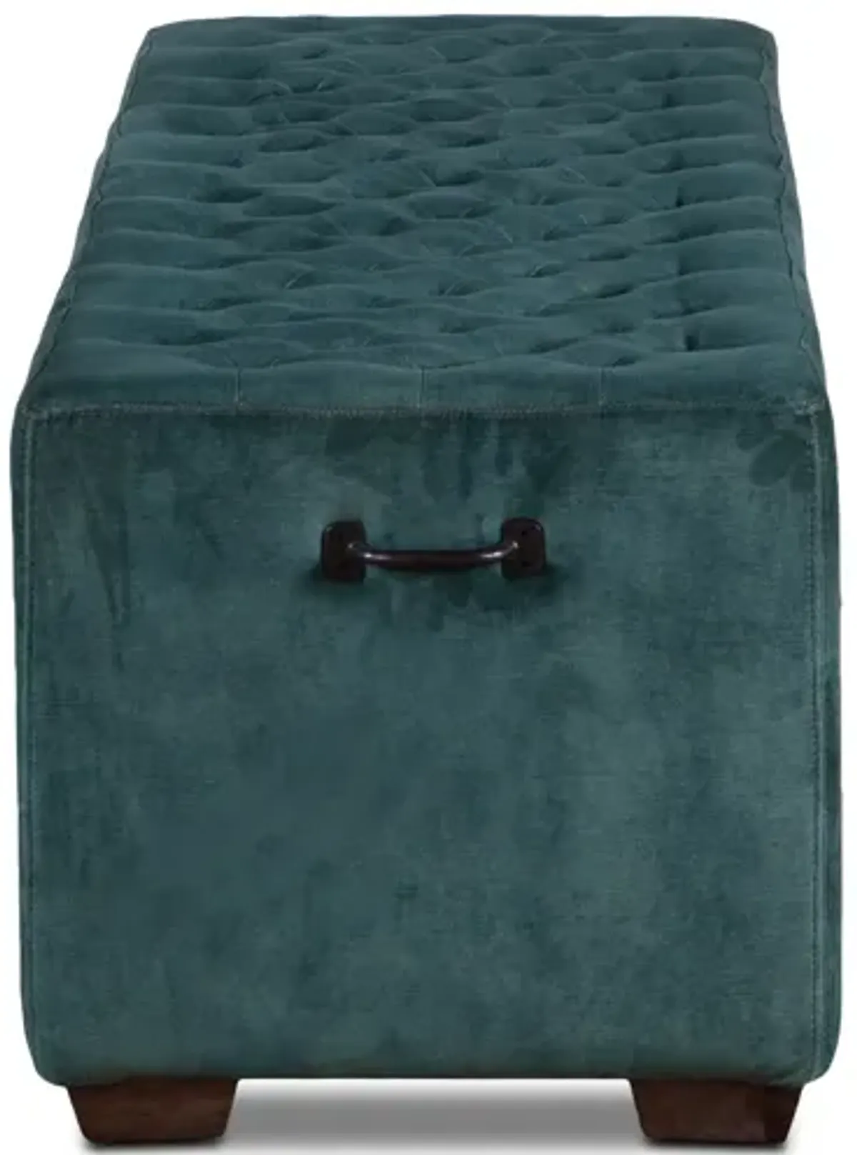 Home Trends Design Grosvenor 58-Inch Sage Green Velvet Bench