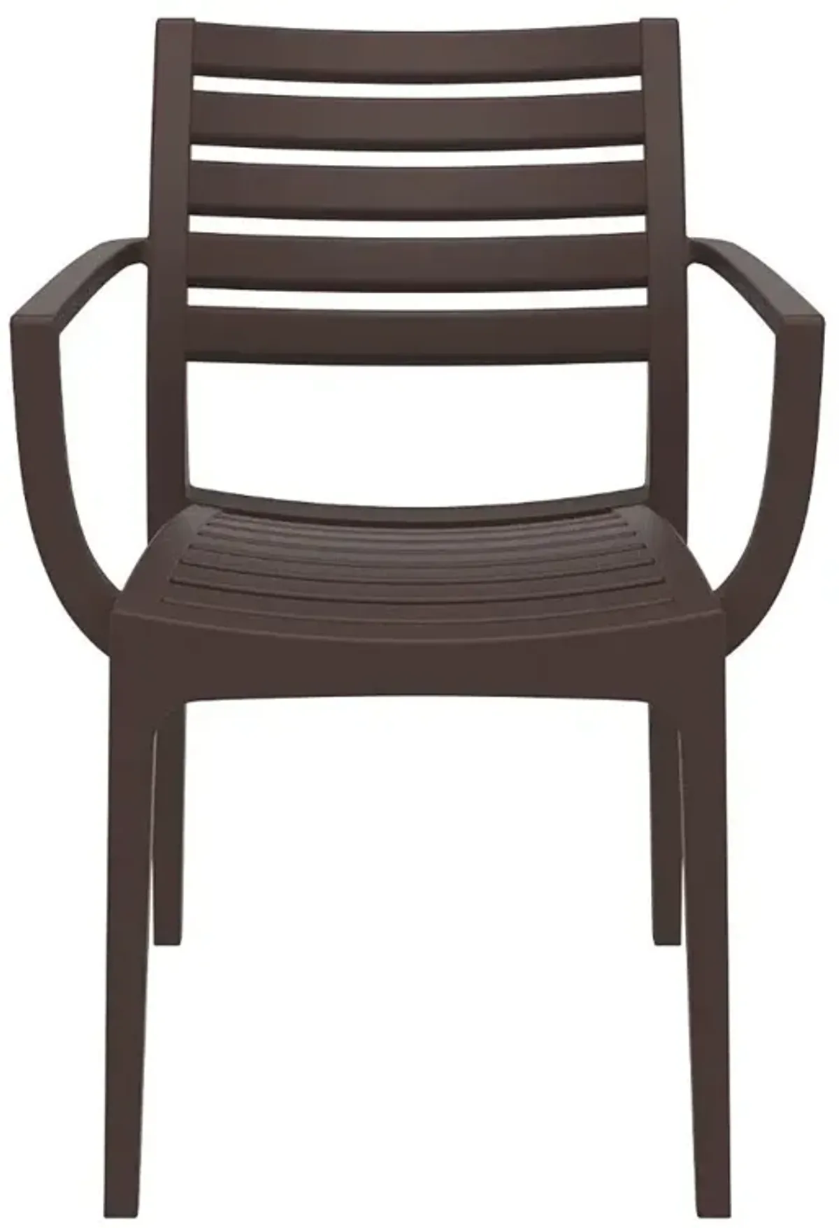 Compamia Artemis Outdoor Dining Arm Chair Brown