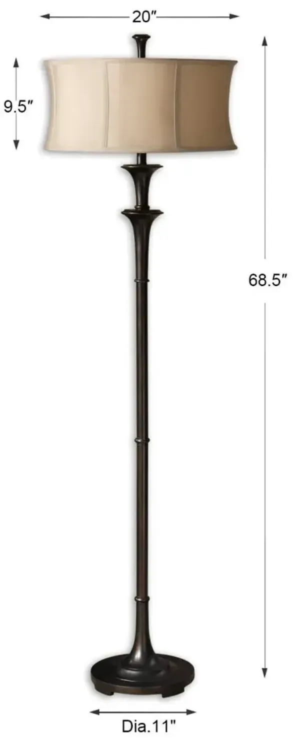 Uttermost Brazoria Oil Rubbed Bronze Floor Lamp