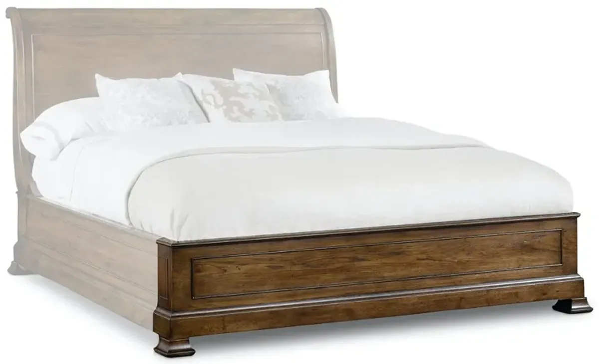 ARCHIVIST QUEEN SLEIGH BED WITH LOW FOOTBOARD