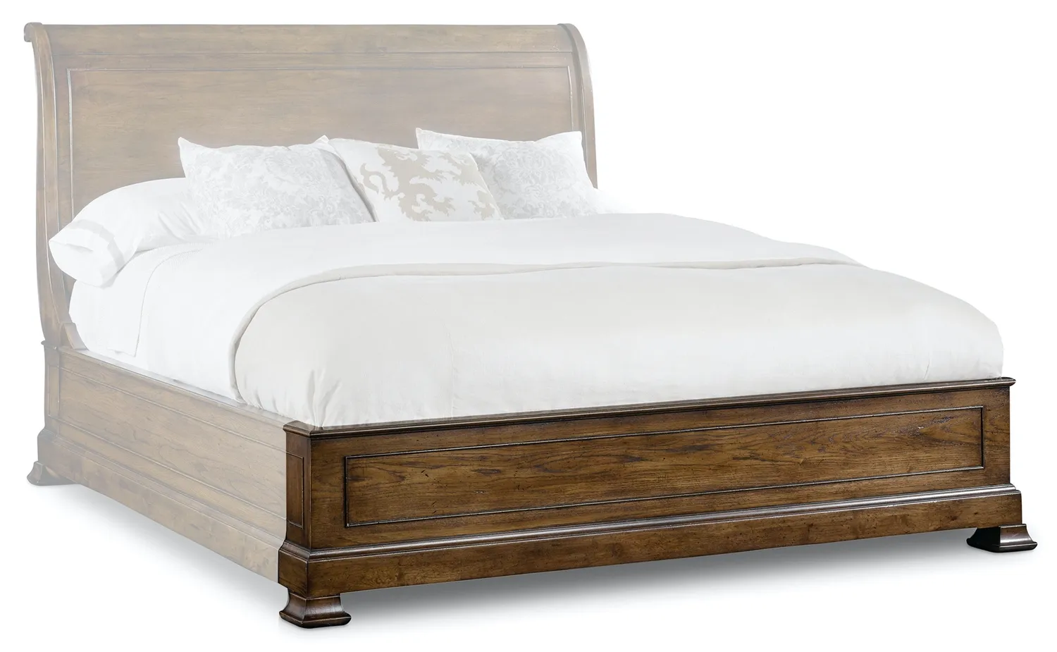 ARCHIVIST QUEEN SLEIGH BED WITH LOW FOOTBOARD