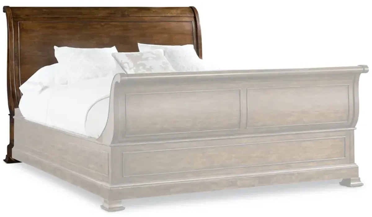 ARCHIVIST QUEEN SLEIGH BED WITH LOW FOOTBOARD