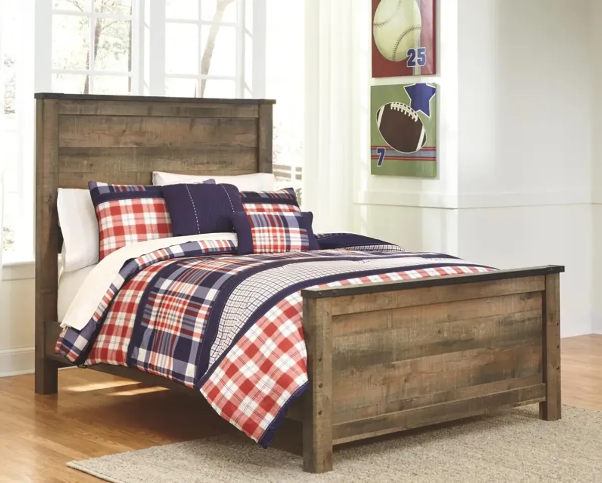 Ashley Trinell Rustic Brown Full Panel Bed