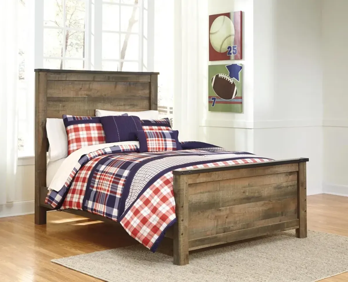 Ashley Trinell Rustic Brown Full Panel Bed