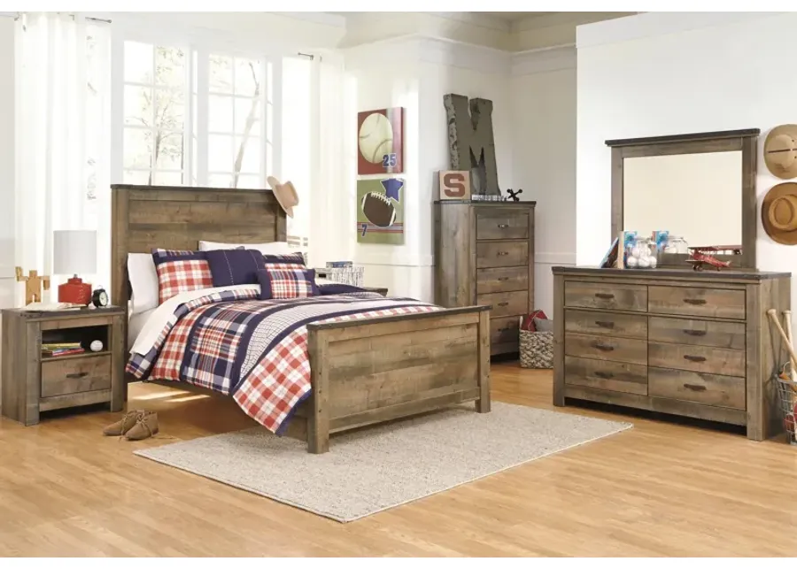 TRINELL FULL PANEL BED BROWN SIGNATURE DESIGN