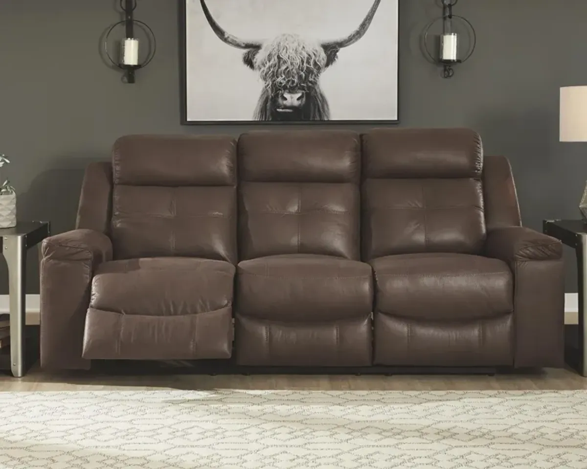 Ashley Jesolo Coffee Reclining Sofa