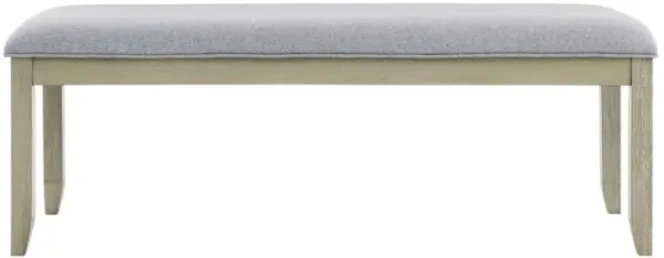 Steve Silver Carena Backless Dining Bench Gray