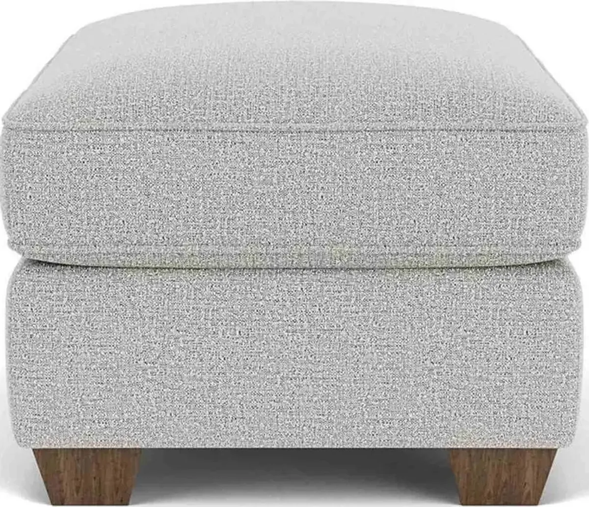 Flexsteel Carson Silver Glacier Ottoman