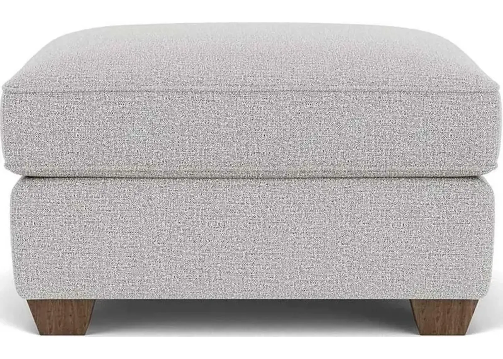 Flexsteel Carson Silver Glacier Ottoman