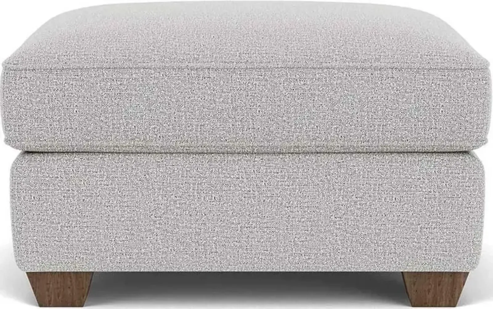 Flexsteel Carson Silver Glacier Ottoman