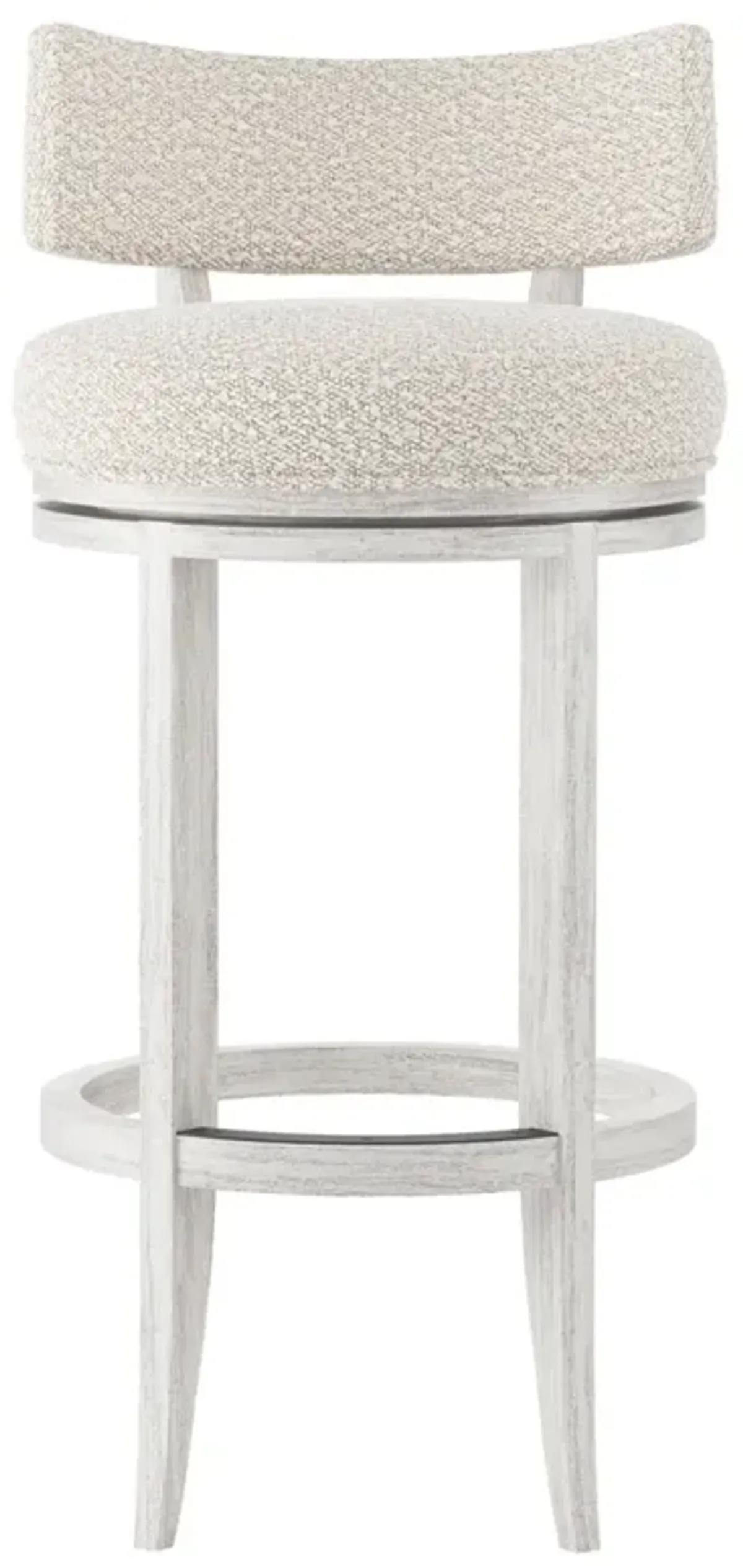 Bernhardt Hirsch Wire Brushed Fabric Bar Stool