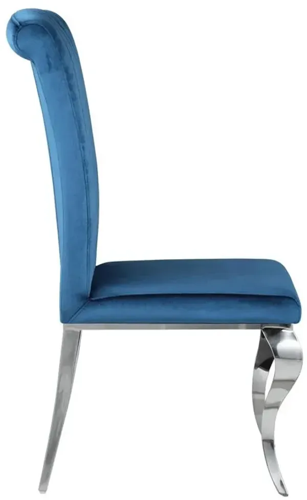 Coaster Side Chair Teal