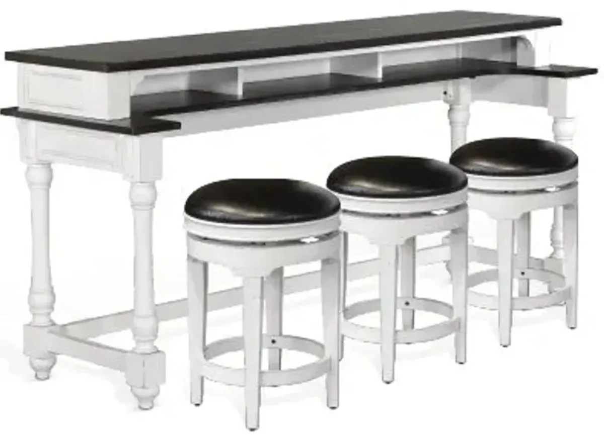 Sunny Designs Carriage House European Cottage Console Table