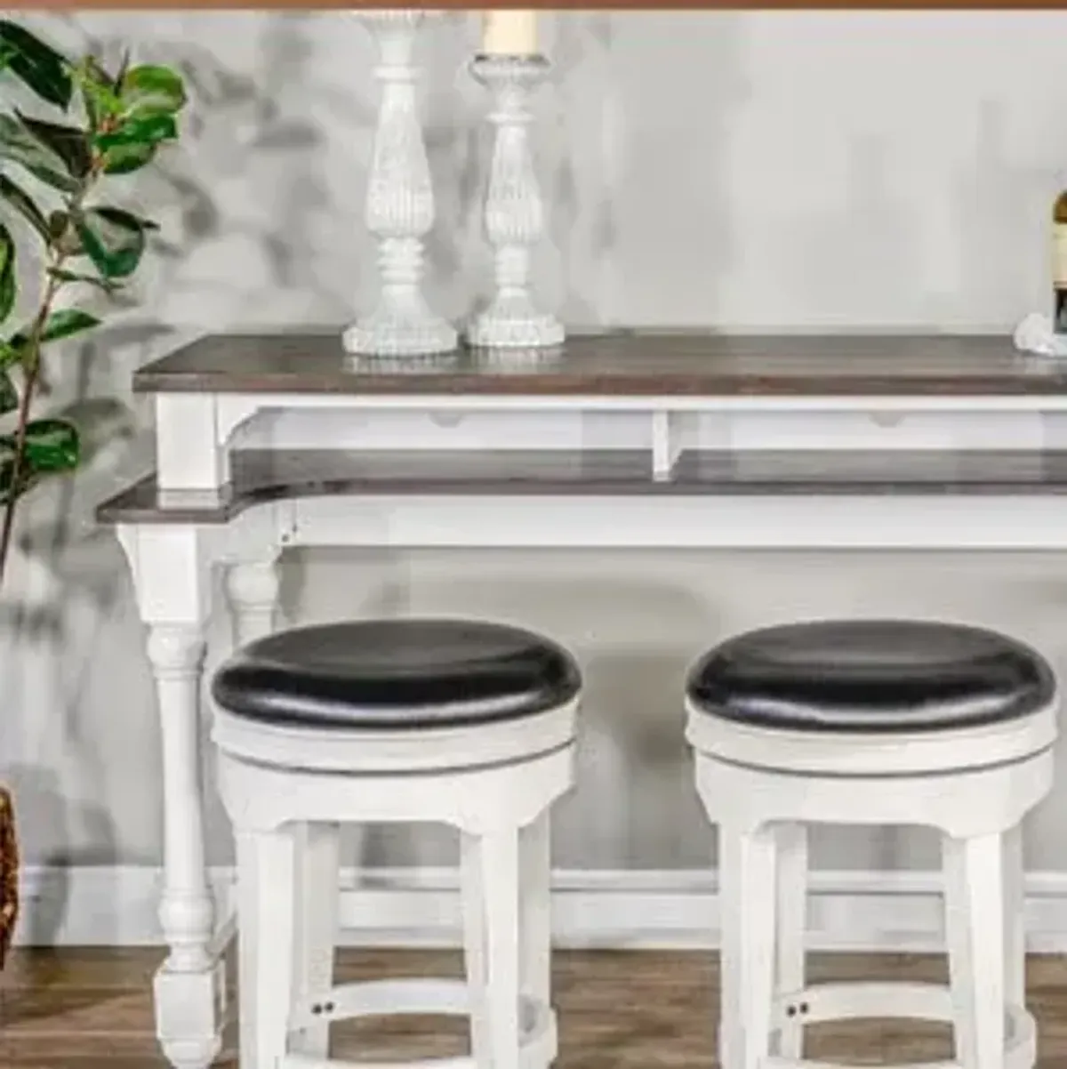 Sunny Designs Carriage House European Cottage Console Table