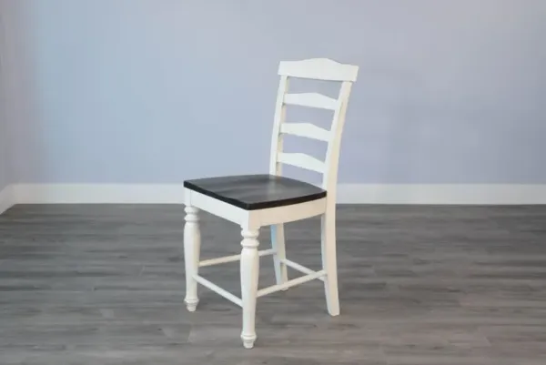 CARRIAGE HOUSE EUROPEAN COTTAGE LADDERBACK BARSTOOL