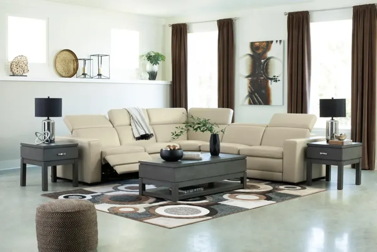 Ashley Texline Sand 6-Piece Power Reclining Sectional